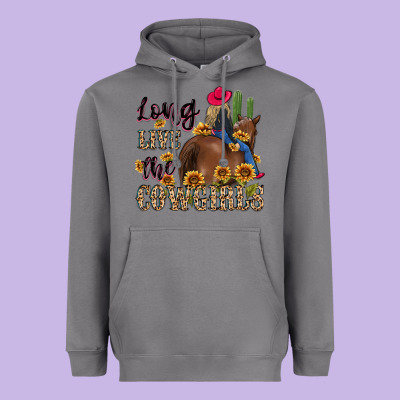 Heavyweight Hoodie long live the cowgirls