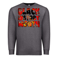 Charcoal Heather black history month Premium Sweatshirt - Zillion Design Studio