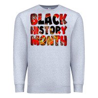 Heather Grey black history month Premium Sweatshirt - Zillion Design Studio