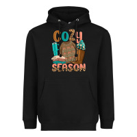 Black cozy season Heavyweight Hoodie - MaliasSmallBusiness