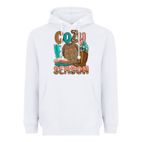 White cozy season Heavyweight Hoodie - MaliasSmallBusiness
