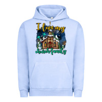 Pigment Grape Ice Christmas church and snow   ı love my church family Urban Hoodie - AdoDesignShop
