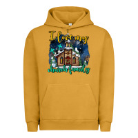 Pigment Peanut Butter Christmas church and snow   ı love my church family Urban Hoodie - AdoDesignShop