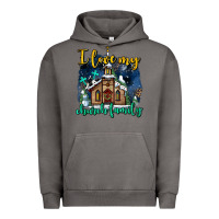 Pigment Tornado Christmas church and snow   ı love my church family Urban Hoodie - AdoDesignShop