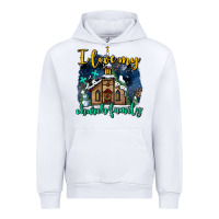 White Christmas church and snow   ı love my church family Urban Hoodie - AdoDesignShop
