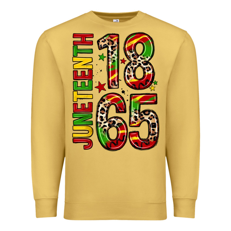 1865 Juneteenth Premium Sweatshirt by Zillion Design Studio | Teevron