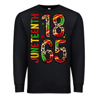 Black 1865 juneteenth Premium Sweatshirt - Zillion Design Studio