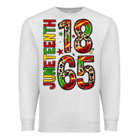 Oatmeal Heather 1865 juneteenth Premium Sweatshirt - Zillion Design Studio