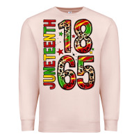 Pale Pink 1865 juneteenth Premium Sweatshirt - Zillion Design Studio