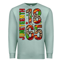 Seafoam 1865 juneteenth Premium Sweatshirt - Zillion Design Studio