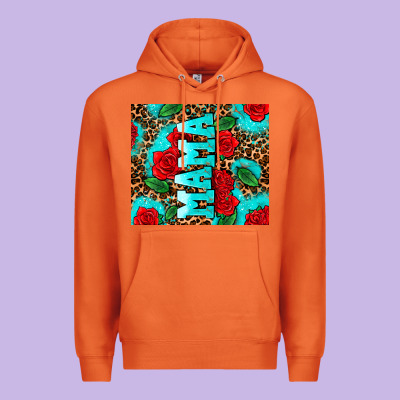 Rose Leopard Mama Premium Hoodie Designed By Adodesignshop