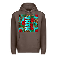 Coffee rose leopard mama Premium Hoodie - AdoDesignShop