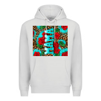 Dove Grey rose leopard mama Premium Hoodie - AdoDesignShop