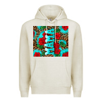 Oatmeal Heather rose leopard mama Premium Hoodie - AdoDesignShop