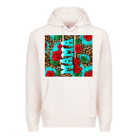 Pale Pink rose leopard mama Premium Hoodie - AdoDesignShop