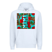 White rose leopard mama Premium Hoodie - AdoDesignShop