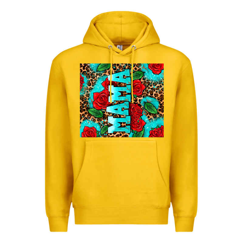 Rose Leopard Mama Premium Hoodie by AdoDesignShop | Teevron