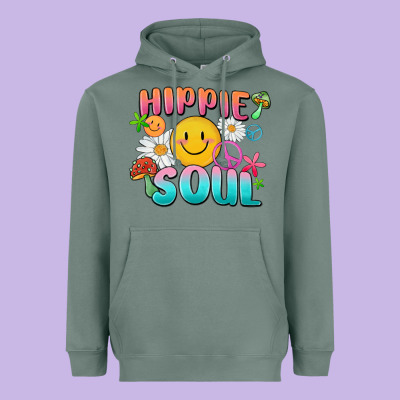 Heavyweight Hoodie hippie soul