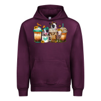 Mauve Wine heifers coffee cups Urban Hoodie - Jasminsmagicworld