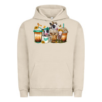 Pigment French Oak heifers coffee cups Urban Hoodie - Jasminsmagicworld