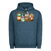 Pigment Midnight Navy heifers coffee cups Urban Hoodie - Jasminsmagicworld