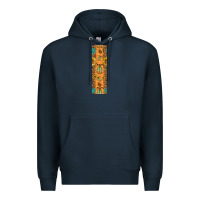 Navy pumpkin fall Premium Hoodie - BundleAndBundleShop
