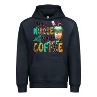 Navy half nurse half coffee Urban Hoodie - Jasminsmagicworld