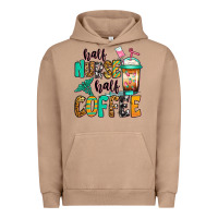 Pigment Burro half nurse half coffee Urban Hoodie - Jasminsmagicworld