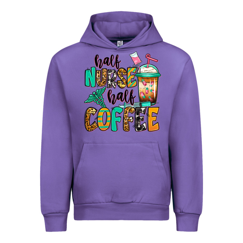 Half Nurse Half Coffee Urban Hoodie by Jasminsmagicworld | Teevron