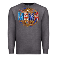 Charcoal Heather 4th of july mama Premium Sweatshirt - texasbilliewilder