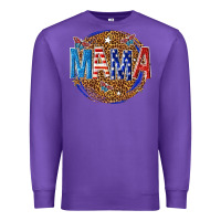 Purple 4th of july mama Premium Sweatshirt - texasbilliewilder