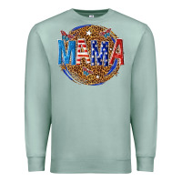 Seafoam 4th of july mama Premium Sweatshirt - texasbilliewilder