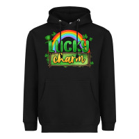 Black lucky charm Heavyweight Hoodie - MaliasSmallBusiness