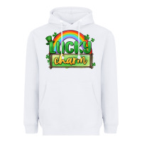 White lucky charm Heavyweight Hoodie - MaliasSmallBusiness
