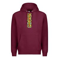 Burgundy pumpkin fall Premium Hoodie - BundleAndBundleShop