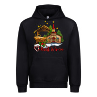 Black the church  chrıst is born Urban Hoodie - AdoDesignShop