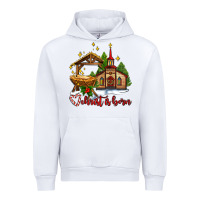 White the church  chrıst is born Urban Hoodie - AdoDesignShop