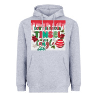 Heather Grey don't get your tinsel in a tangle Heavyweight Hoodie - MaliasSmallBusiness