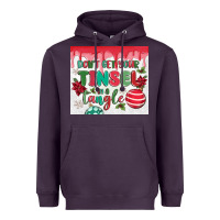 Plum don't get your tinsel in a tangle Heavyweight Hoodie - MaliasSmallBusiness