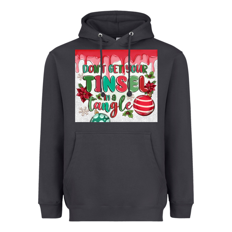 Don't Get Your Tinsel In A Tangle Heavyweight Hoodie by MaliasSmallBusiness | Teevron