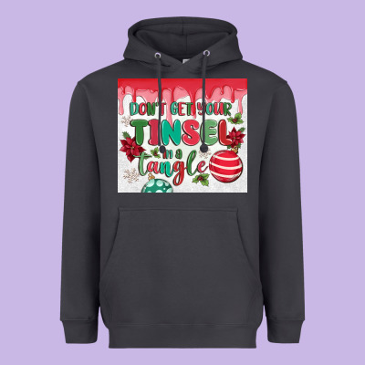 Heavyweight Hoodie don't get your tinsel in a tangle