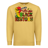 Antique Gold we are black history Premium Sweatshirt - Zillion Design Studio
