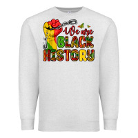 Oatmeal Heather we are black history Premium Sweatshirt - Zillion Design Studio