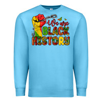 Ocean Blue we are black history Premium Sweatshirt - Zillion Design Studio