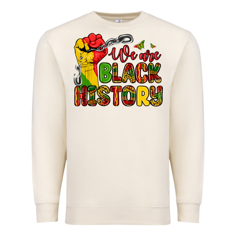 We Are Black History Premium Sweatshirt by Zillion Design Studio | Teevron