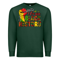 Sports Green we are black history Premium Sweatshirt - Zillion Design Studio