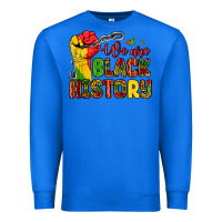 True Royal we are black history Premium Sweatshirt - Zillion Design Studio
