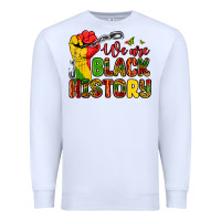 White we are black history Premium Sweatshirt - Zillion Design Studio