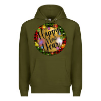 Army Green christmas happy new year Premium Hoodie - Artiststas