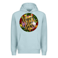 Blue Mist christmas happy new year Premium Hoodie - Artiststas